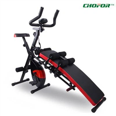 Stacionárny spinový bicykel s lavičkou na sedenie